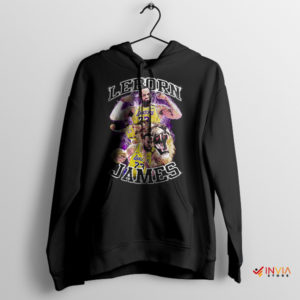 Basketball Time Machine LeBron James Retro Hoodie