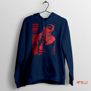 Batman Singing Song of the Dark Knight Navy Hoodie