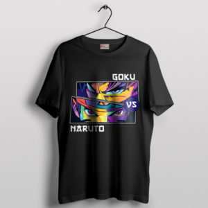 Battle of Legends Goku vs Naruto T-Shirt