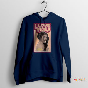 Beloved Moment Princess Leia Retro Navy Hoodie