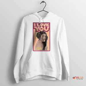 Beloved Moment Princess Leia Retro White Hoodie