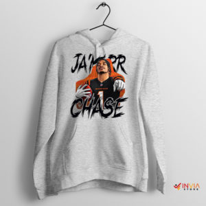 Bengals Touchdown Machine Ja'Marr Chase Sport Grey Hoodie