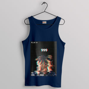 Beyond Reality My Wrld Glitch 999 Navy Tank Top