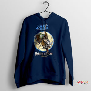 Beyond the Walls Ackerman's AOT Navy Hoodie