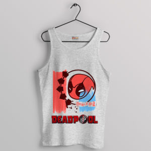 Blink Chimichanga Jam Deadpool Logo Sport Grey Tank Top