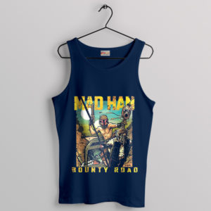 Boba's Road Max's Fury A Galactic Bounty Navy Tank Top