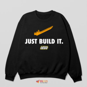 Brick by Brick Just Build It Lego Nike Sweatshirt