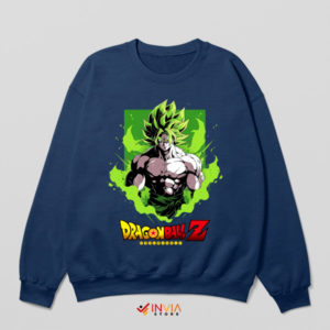 Broly's Legendary Might Dragon Ball Navy Sweatshirt