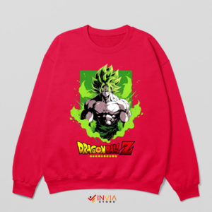 Broly's Legendary Might Dragon Ball Red Sweatshirt