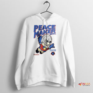 Bros with a Peaceful Peacemaker White Hoodie