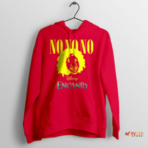 Bruno Madrigal Nirvana Encanto Red Hoodie