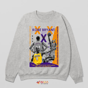 Bryant's Brilliance Mamba Mentality Sport Grey Sweatshirt