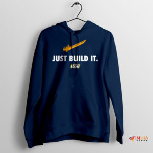 Building Dreams Nike Just Build It Lego Navy Hoodie