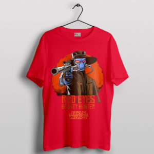 Cad Bane Art Red Eyes of the Hunter Red T-Shirt