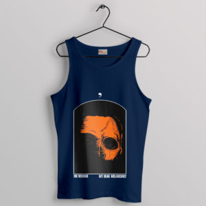 Capturing Melancholy The Weeknd Dear Navy Tank Top