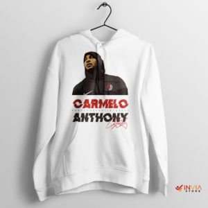 Carmelo Anthony Autographed Signature Hoodie