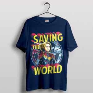 Carol Danvers Guardians of Good Navy T-Shirt