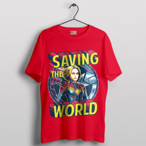 Carol Danvers Guardians of Good Red T-Shirt