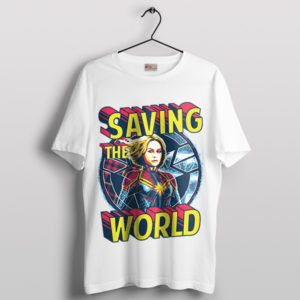 Carol Danvers Guardians of Good White T-Shirt