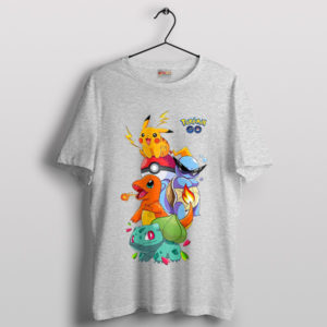 Catch 'Em All Pokemon Go Starter Sport Grey T-Shirt