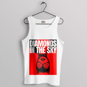 Catwoman Nightfall Heist Diamonds White Tank Top