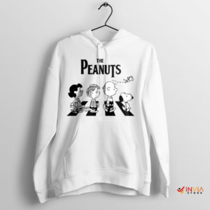 Celebrate The Peanuts on Abbey Road White Hoodie