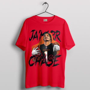 Chasing Greatness Ja'Marr Chase Red T-Shirt