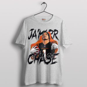 Chasing Greatness Ja'Marr Chase Sport Grey T-Shirt