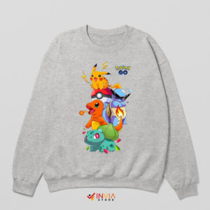 Choose Your Starter Pokemon Go Sport Grey Sweatshirt