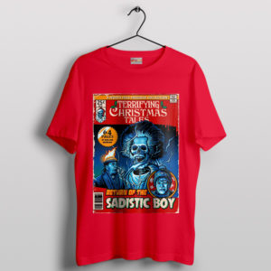 Christmas Chaos Home Alone Horror Red T-Shirt