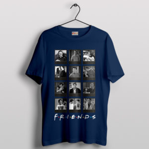 Classic Friends Scene with Matthew Perry Navy T-Shirt