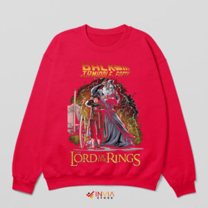 Classic LOTR Back to Middle-Earth Red Sweatshirt