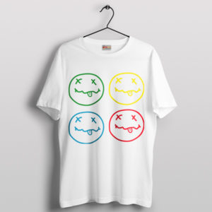 Classic Nirvana Smiley Face Icon White T-Shirt