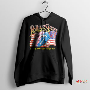 Classic Stones Show Steel Wheels '89 Black Hoodie