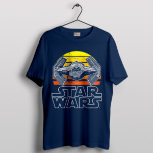 Classic TIE Advanced x1 Vintage Starfighter Navy T-Shirt