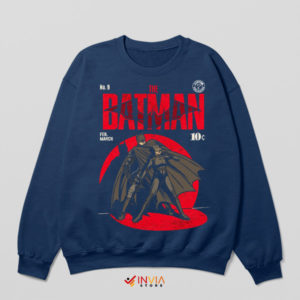 Comic Cover Legends The Batman Navy Sweatshirt