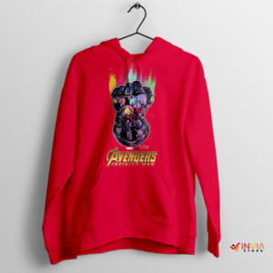 Conqueror of Realities Thanos Infinity War Red Hoodie