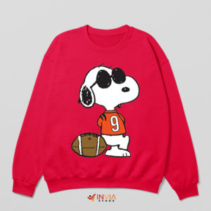 Cool Quarterback Joe Burrow Snoopy Sweatshirt