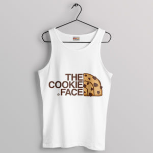 Crunchy Peaks The Cookie Face White Tank Top