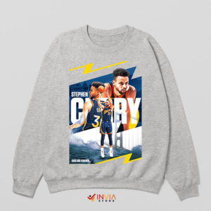 Curry at the Golden Gate Bridge Sport Grey Sweatshirt