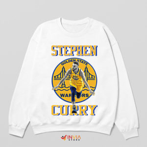 Curry's Gold Rush Warriors Legend White Sweatshirt