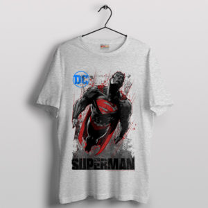 DC Superman Soars Guardian of Earth Sport Grey T-Shirt