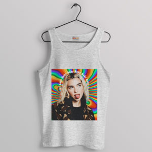 Dance to Baby by Dua Lipa Music Sport Grey Tank Top