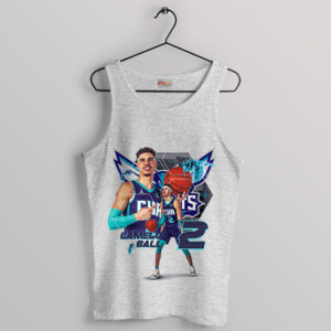 Dapper Dribbles with Lamelo Ball Sport Grey Tank Top