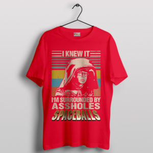 Dark Helmet Spaceballs Retro Classic Red T-Shirt