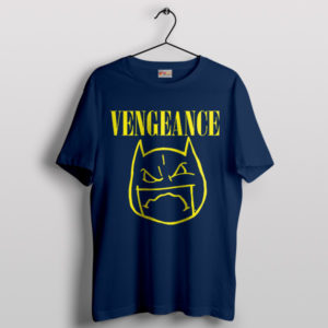 Dark Knight Grunge Vengeance Batman Navy T-Shirt