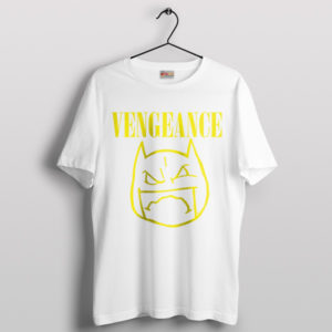 Dark Knight Grunge Vengeance Batman White T-Shirt