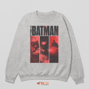 Dark Knight Panels Graphic The Batman Sport Grey Sweatshirt