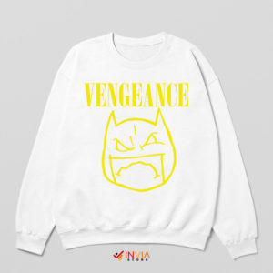 Dark Knight Vengeance Batman Nirvana White Sweatshirt