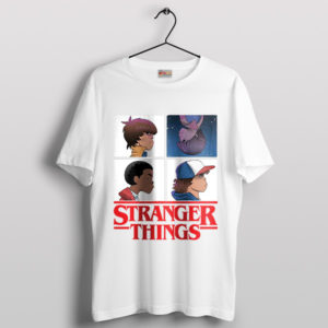 Demogorgon Days Stranger Things 5 White T-Shirt